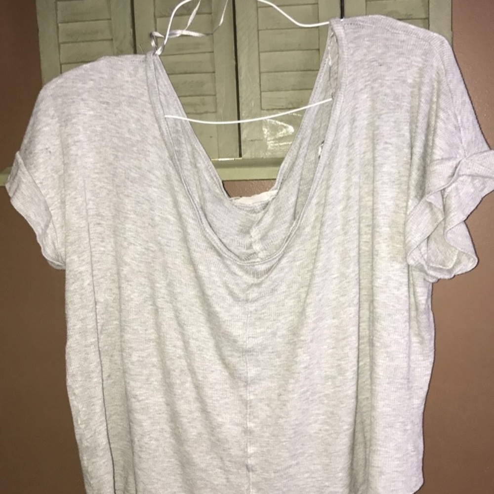 Grey loose shirt